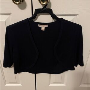 CB Established 1962 DARK Navy Cropped Cardigan